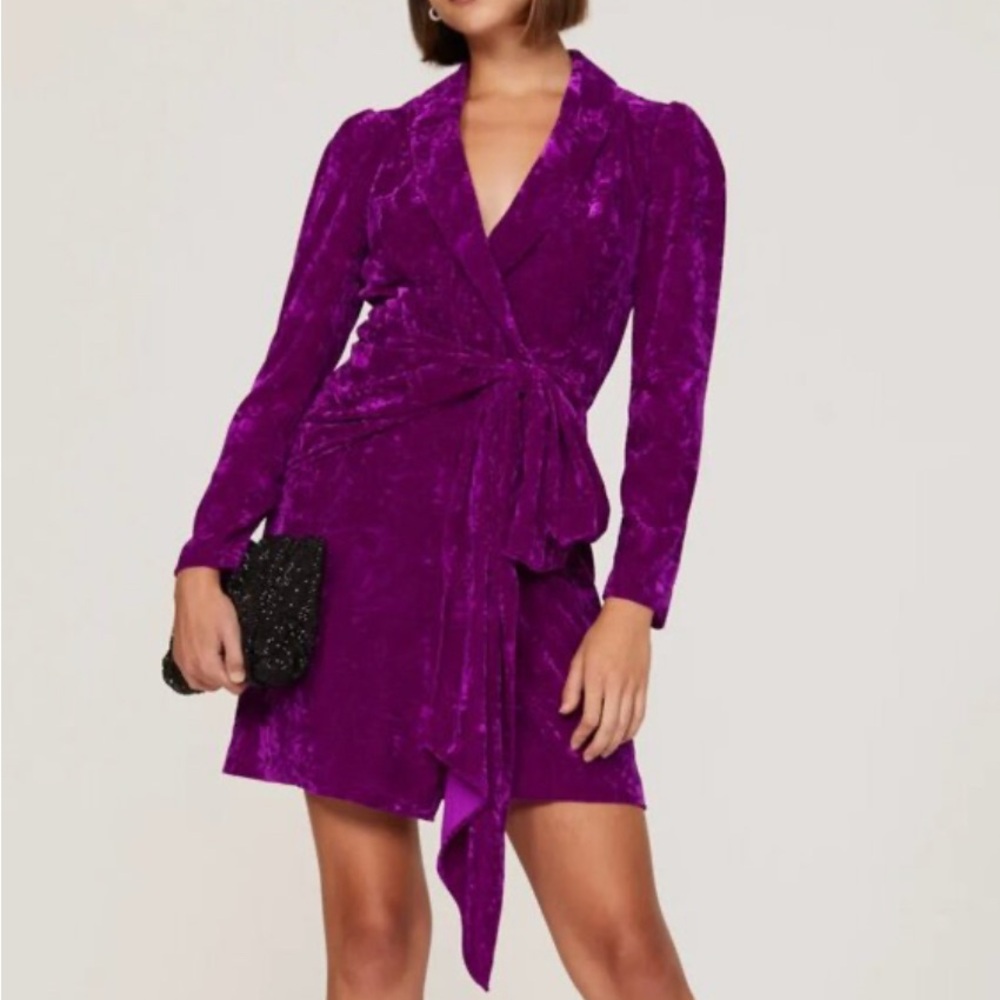 Shoshanna Caroline velvet dress